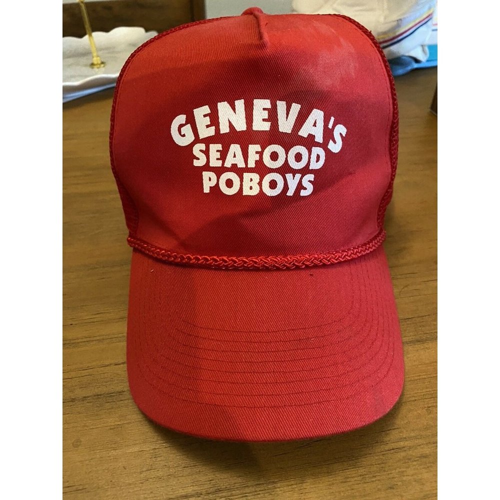 Vintage Hat: Geneva’s Seafood Poboys Adjustable